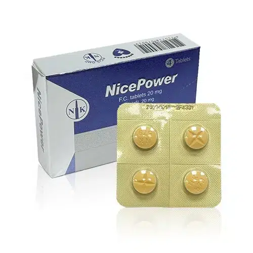 健力仕膜衣錠 NicePower 20mg（4顆）