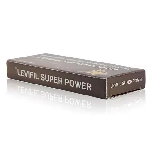 Levifil Super Power 盒裝與藥錠外觀 Levifil Super Power 雙效樂威壯正面盒裝與藥錠實拍