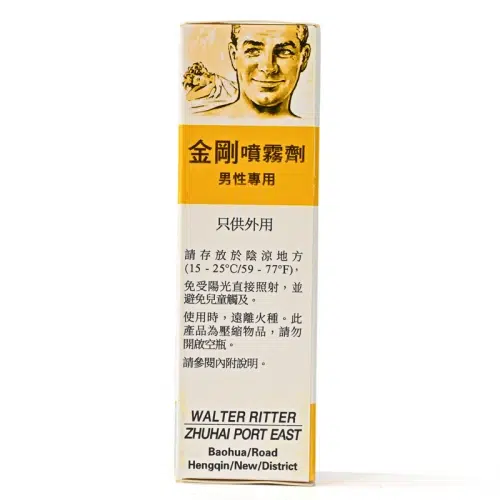 金剛噴霧劑15ML 外盒正面圖 金剛噴霧劑15ML 產品外盒正面