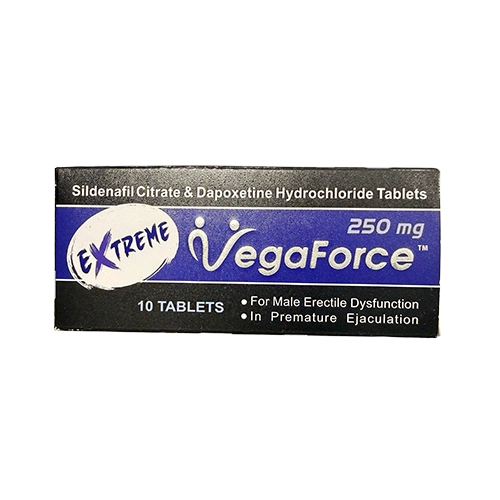 ExtremeVegaforce 250mg 產品外盒正面圖 超級雙效威而鋼紫蝌蚪 ExtremeVegaforce 250mg 外盒正面