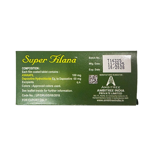 Super Filana 綠水鬼外盒背面圖 雙效賽倍達 Super Filana 綠水鬼外盒背面資訊