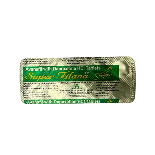 Super Filana 綠水鬼藥板背面展示圖 雙效賽倍達 Super Filana 綠水鬼鋁箔藥板背面