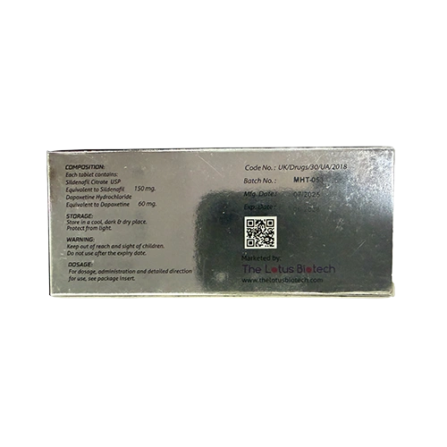 KRRISTA FORCE 210mg 外盒背面圖 超級雙效威而鋼巔峰黑P KRRISTA FORCE 210mg 外盒背面資訊