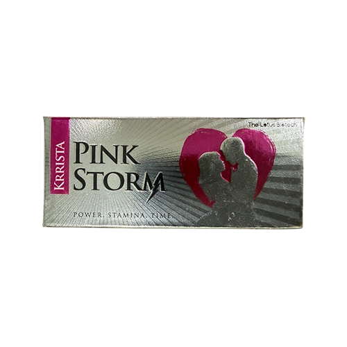 Pink Storm 產品外盒正面圖 雙效犀利士粉色風暴 Pink Storm 外盒正面