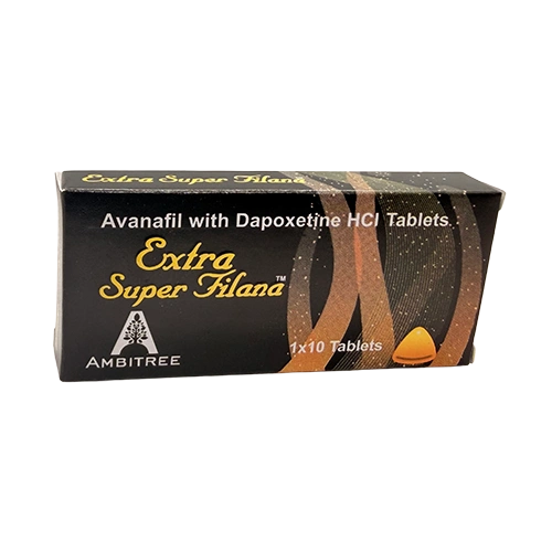 Extra Super Filana 260mg 外盒正面圖 雙效賽倍達黑水鬼 Extra Super Filana 260mg 外盒正面